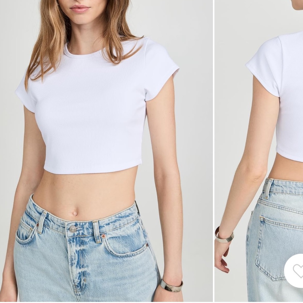 Susan Monaco Rib Crew Crop